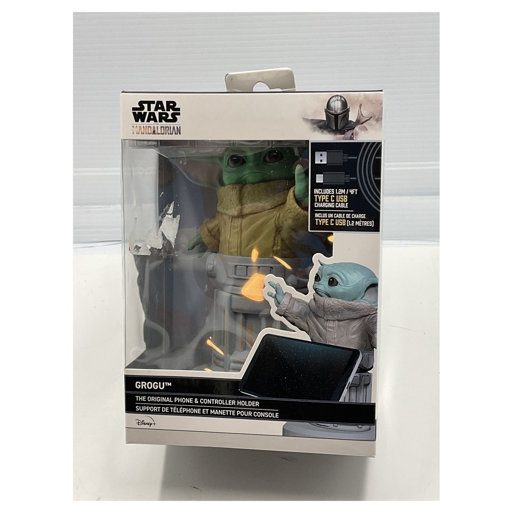 Cable‎ Guys Star Wars Grogu Mandalorian Phone & Controller Holder Stand New
